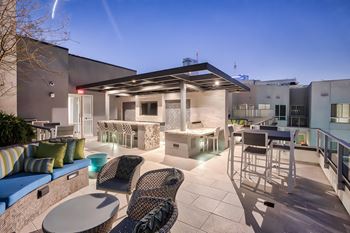 Rooftop lounge at Olympic by Windsor, Los Angeles, CA